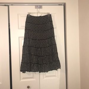 Max Studio Medium Multi Black Skirt